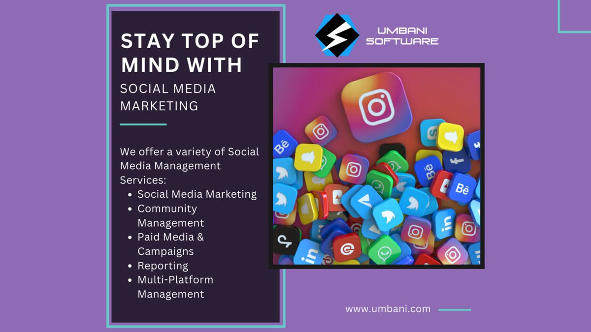 UmbaniSoftware's tweet photo. 🚀 Elevate Your Brand🌟

In today's digital landscape, staying top of mind is crucial, and we're here to help you shine.

Contact us today to get started! 📈🤝
✉️ info@umbani.com
🌐 https://t.co/FClfsqb5m0

#SocialMediaMarketing #Umbani #GrowWithUs https://t.co/t575EG6CHB
