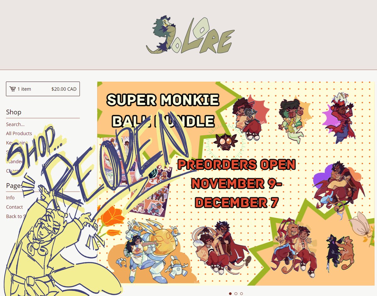 💮SHOP REOPENING! Whoo, it's time!!! Shop has officially been reopened and preorders are back! They're open until Dec. 7 📢Visit sol0re.bigcartel.com to check it out📢 Once again, a giveaway will be happening if a certain number of orders are hit, good luck! #LEGOMonkieKid