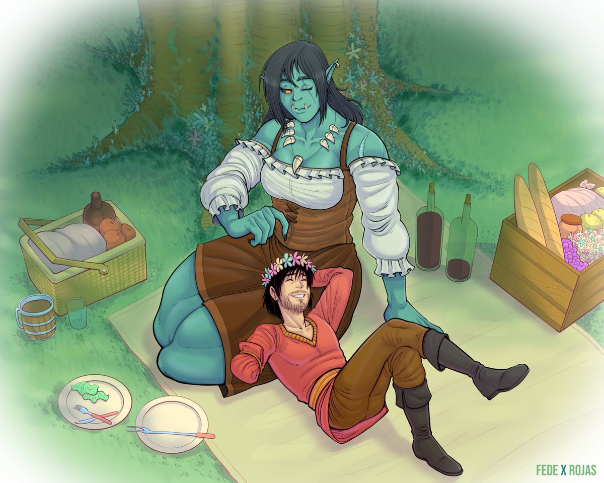 FedeXrojas9173's tweet photo. 【REPOST】
''Our peaceful days''
-
Let me repost one more time! This is one of my favorite artworks~ https://t.co/Ya3taAmOi8