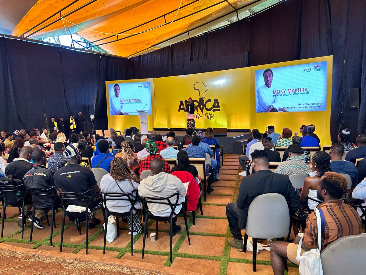 africanofilter's tweet photo. The ANFSummit2023 is officially launched.
🌍🎊 'There is a huge disconnect between the Africa we live in and the Africa that the world sees. #AsWeAre is a celebration of who we are. We are unapologetically African.' 
~ #ANF Executive Director @mokymakura 
#AsWeAre 
🧵 https://t.co/wexIuONA4k