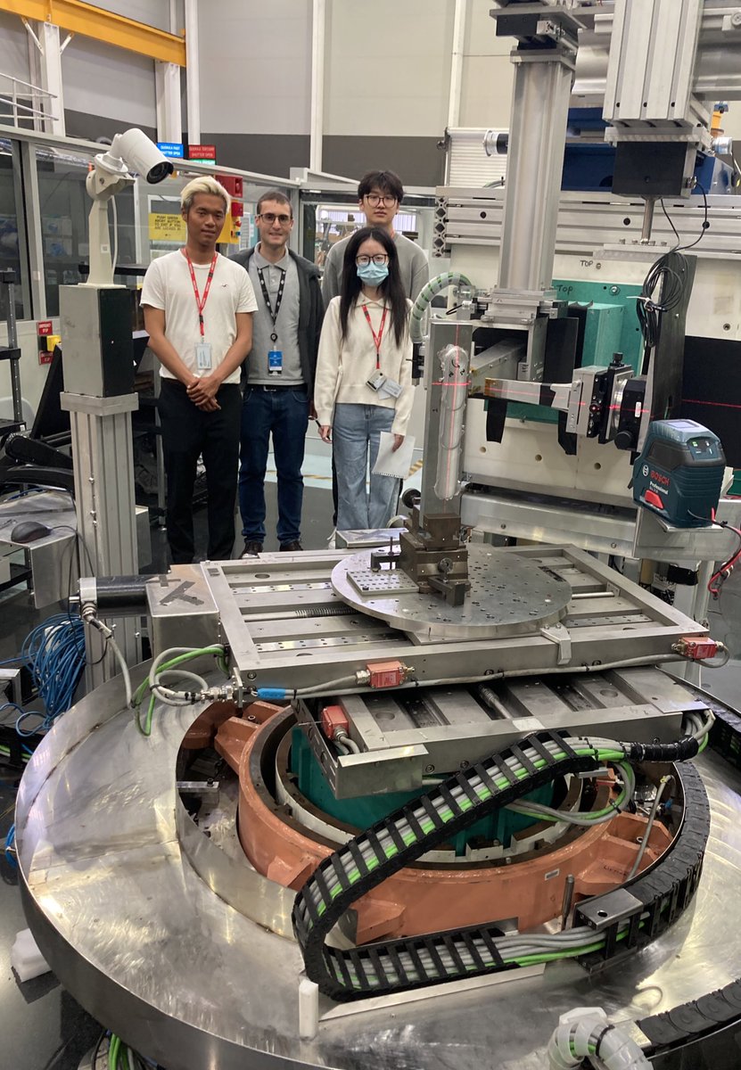 AnnaParadowska1's tweet photo. Busy week! Between marking, experiments & conference😅 Here is a sneaky peak from our Kowari strain scanner @ANSTO where my team is investigating residual stresses in #AFSD #AdditiveManufacturing components. Collaboration with @Sydney_Uni @Eng_IT_Sydney @TheAMRC https://t.co/aXEgeP0LXD