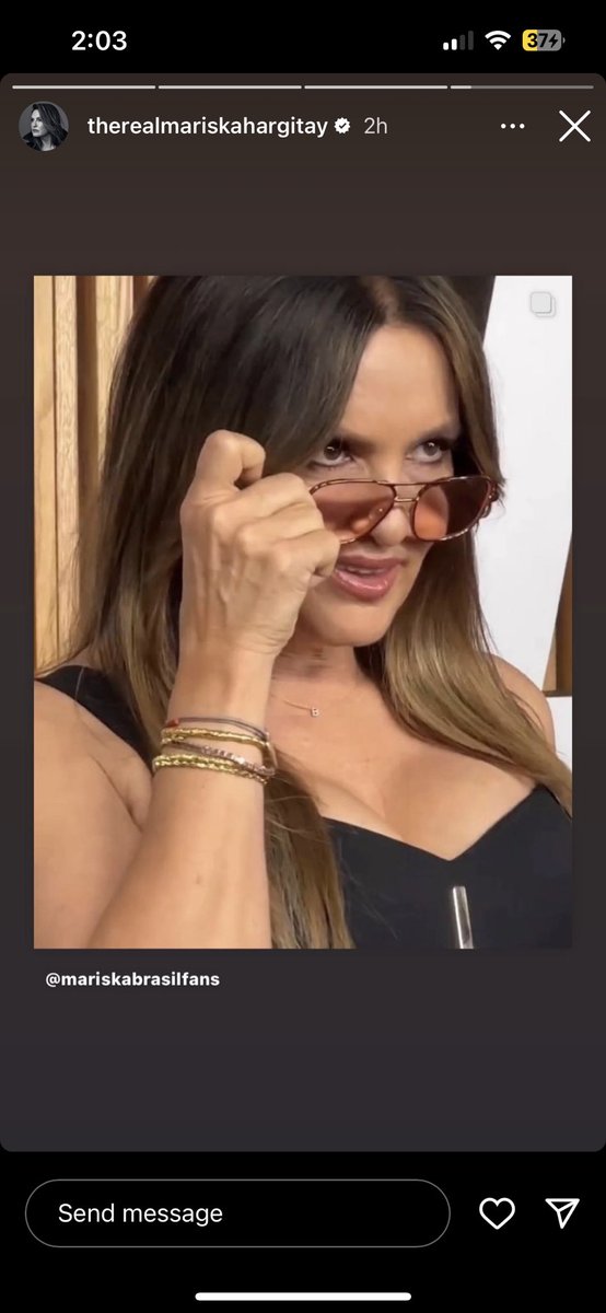 she is so FUNNY she said the strike is over and also i am hot