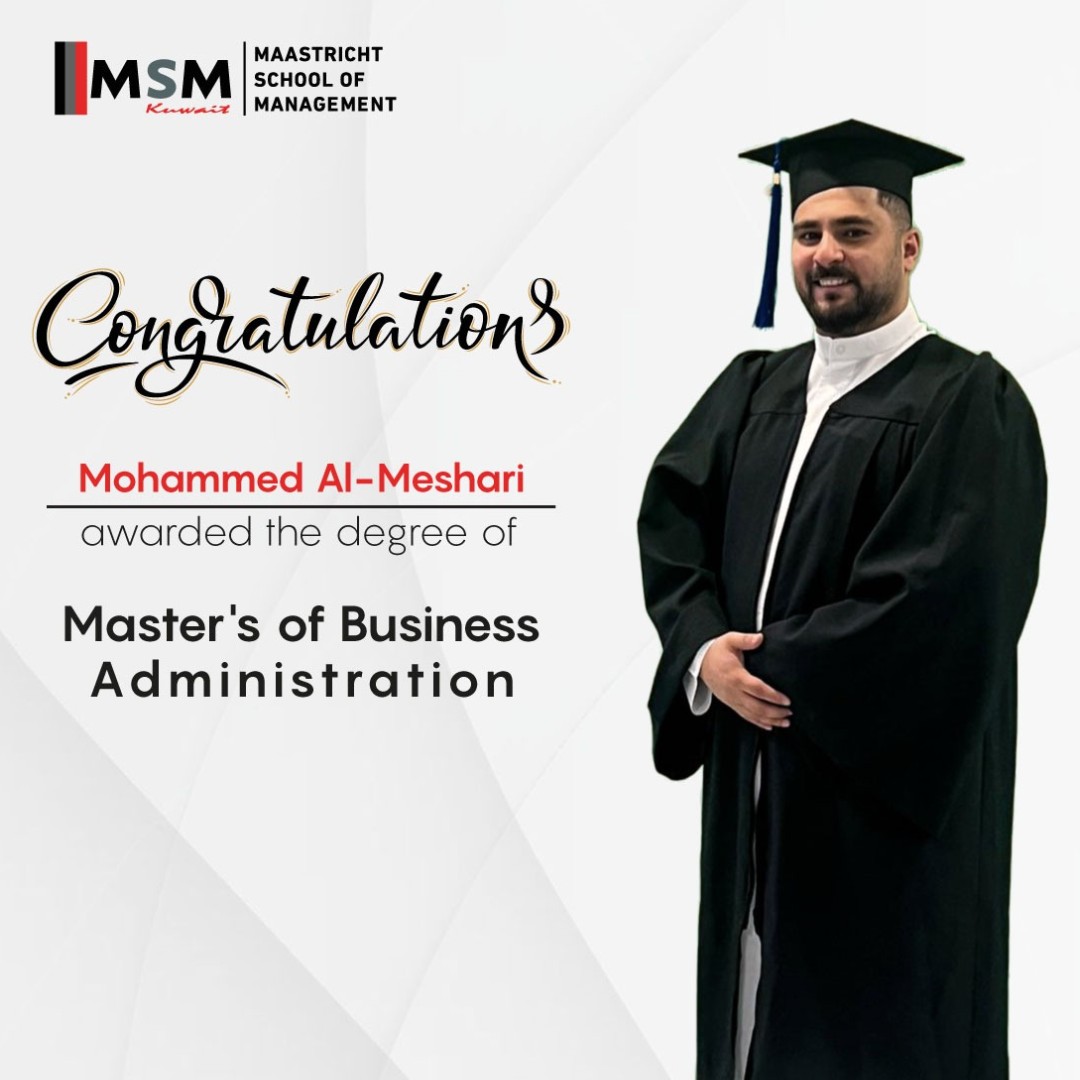Kuwait_mcm's tweet photo. Congrats to Mohammed Al-Meshari
Intake 11 upon completion of the MBA program !
👏🏽👏🏽

#MBA #mastersdegree #masters #Kuwait https://t.co/rZke8d5FnR