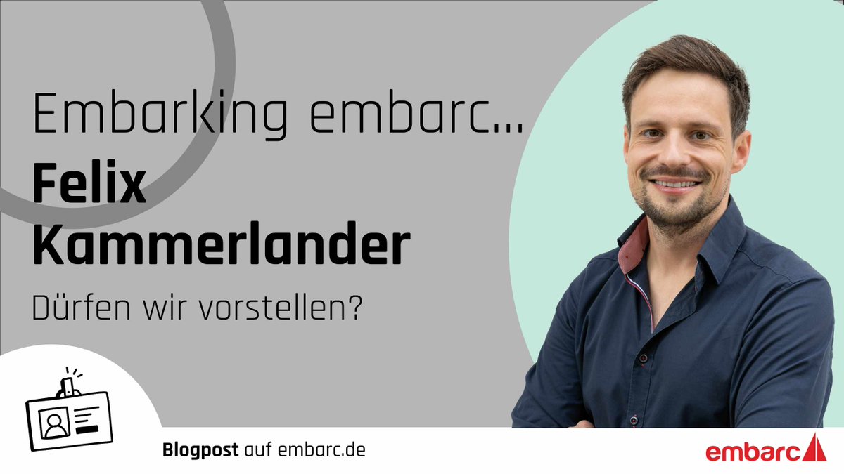 embarced's tweet photo. Die embarc-Familie wächst weiter und das finden wir großartig! 🚀🧠
Gern möchten wir euch unser neues Team-Mitglied vorstellen: @f_kammerlander ist ab sofort als Trainer und Berater bei #embarc tätig.💡💼 Lernt unseren frischen Zugang näher kennen: ➡️🔗https://t.co/o1iy3JVkd8 https://t.co/ga1Vrq9tqG