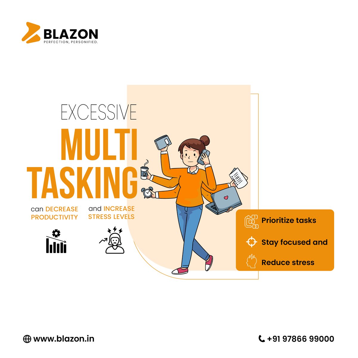 BlazonAppDevCbe's tweet photo. Quality over quantity!!!
Prioritize tasks, stay focused, and conquer your day stress-free! ๐ผโจ
#blazon #blazoncorp #einvoicing #einvoice #einvoicebilling #einvoicingsoftware #webdesigndevelopment #webdesign #webdevelopment #webdevelopmentservices #web #AI #multitasking https://t.co/W6GjtyLDoX