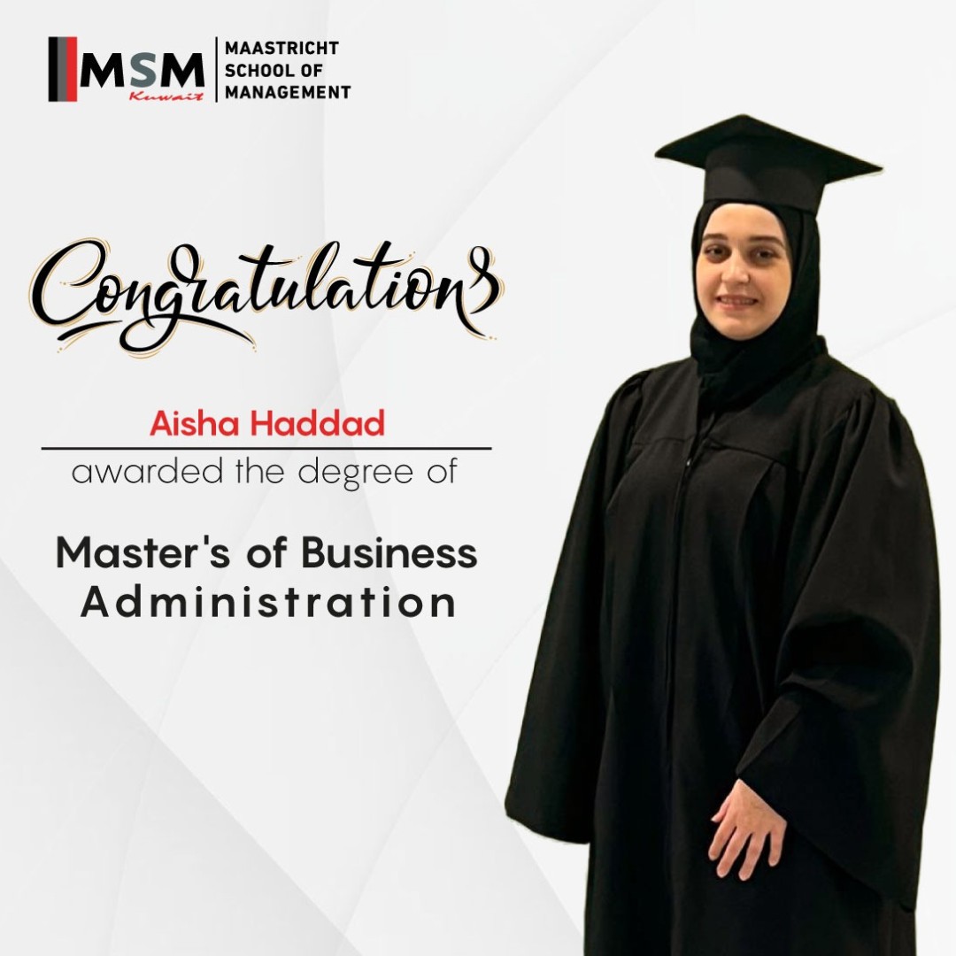 Kuwait_mcm's tweet photo. Congrats to Aisha Haddad
Intake 7 upon completion of the MBA program !
👏🏽👏🏽

#MBA #mastersdegree #masters #Kuwait https://t.co/eTrMWtxq2r