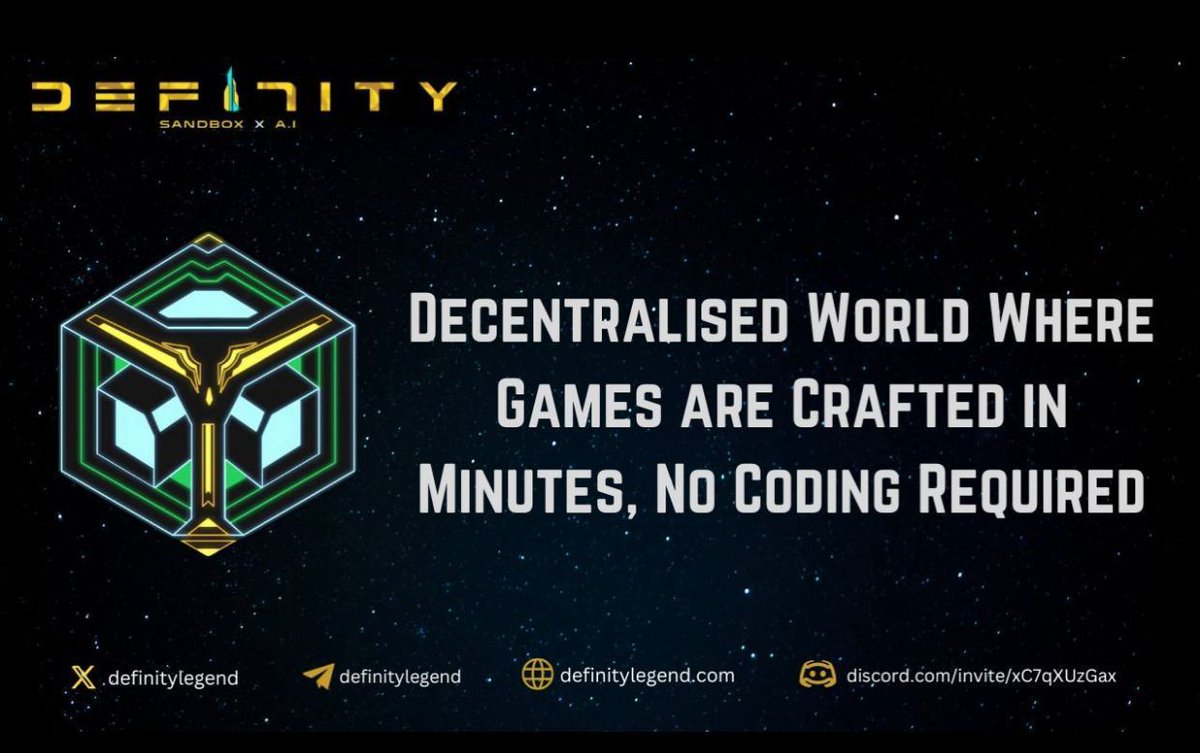 SculptAI's tweet photo. Don't miss out on our exciting token sale happening on 17th Nov 2023! ๐ Visit our page https://t.co/qZ83kw6gxX and secure your spot before it's too late! ๐ #TokenSale #Crypto #SaveTheDate
#Web3 #GameBuilder #DefinityLegend #BattleRoyale #Gaming #nftgame #metaverse https://t.co/wx86jxXXyL