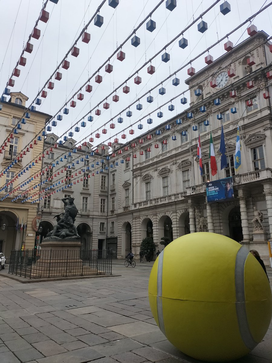 F_Tamburello's tweet photo. A #Torino é gia #NittoATPFinals mania! Oggi alle ore 15 conferenza stampa e draft ceremony al Grattacielo Intesa Sanpaolo https://t.co/KdLuWIPRYT