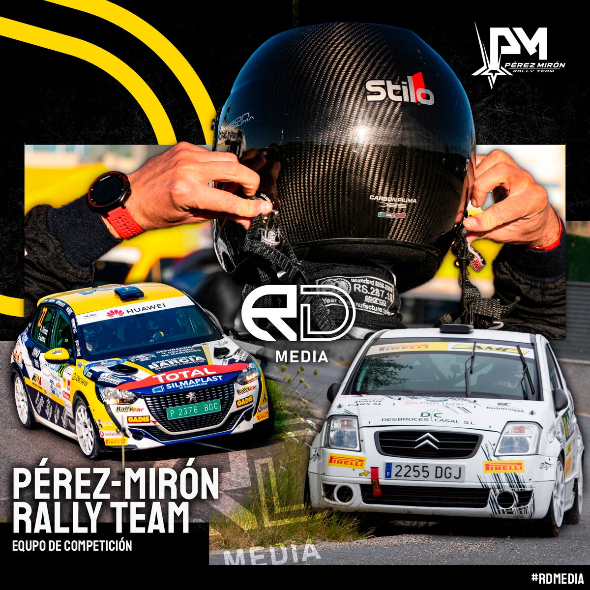 RDMediaes's tweet photo. 🟡⚫️ @PerezMironRally es un 𝗲𝗾𝘂𝗶𝗽𝗼 #RDMedia 🤝 Durante más de 5 temporadas acompañamos al equipo noiés en sus diversos retos nacionales y regionales 🏆
¡Nos vemos en Ribeira! 😁
#RDMedia #FollowRD #RDMediaTeam #Team #CGR https://t.co/o9PS2OV8Vp