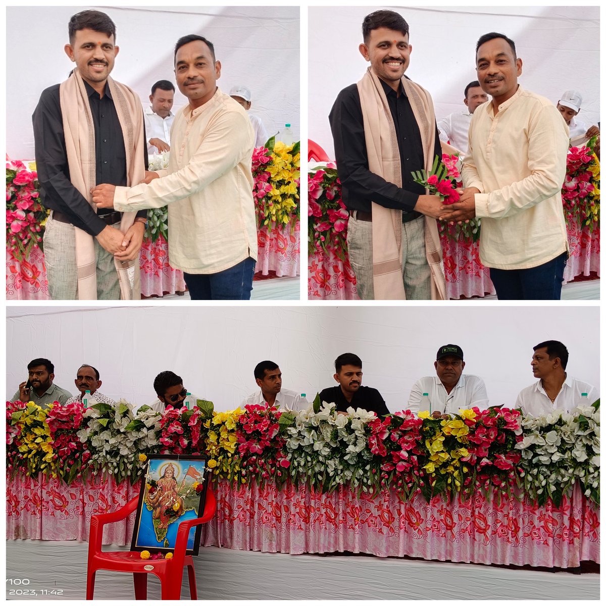 KosiaNilesh's tweet photo. આજ રોજ કોસંબા-  ગ્રામપંચાયતના (વલસાડ તાલુકો) તલાટી કમ મંત્રી શ્રી કુણાલભાઈ પંડ્યાના 3 વર્ષ અને 4 મહિના પૂર્ણ થતાં સમય મર્યાદાને કારણે બદલી થતા વિદાય સમારંભ યોજાયો,વોર્ડ નંબર 05ના સભ્ય તરીકે તલાટી સાહેબને શાલ ઓઢાડી અને પુષ્પગુચ્છ આપી સન્માનિત કરી આભાર વ્યક્ત કરવાનો મોકો મળ્યો, https://t.co/AH2S1Tn4BI
