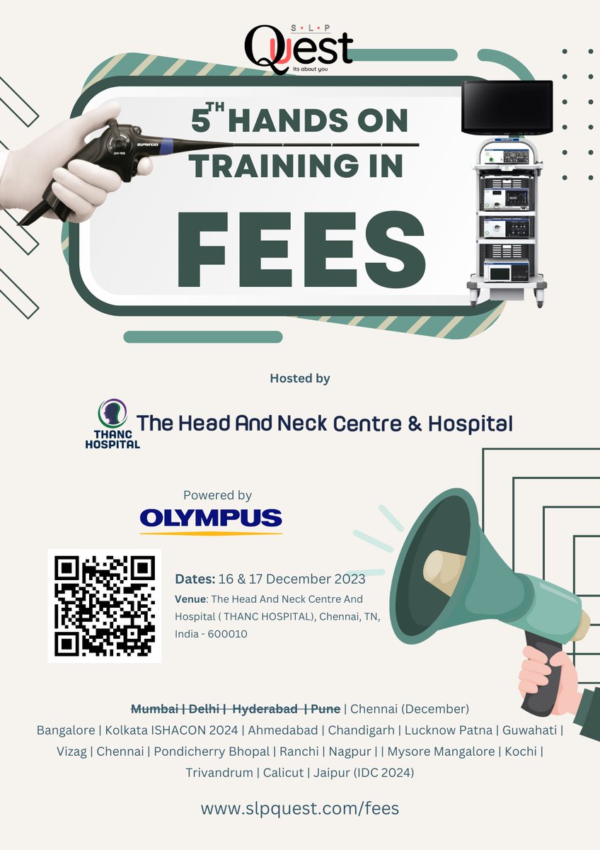 PS_Hegde's tweet photo. Indian Odyssey FEES Hands-on #5 at Chennai. Building capacity in endoscopic evaluation of swallowing. Thanks to the ever enthusiastic team #FEES #Swallowing #Dysphagia #THANC #SLPQuest https://t.co/1qAb3tsApe