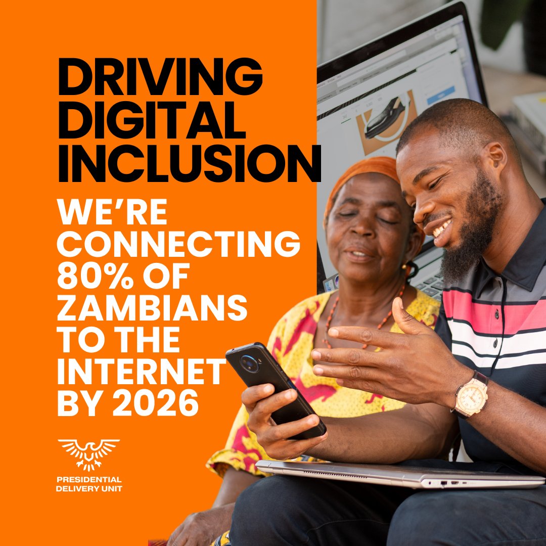 In line with the 8th National Development Plan, driving digital inclusion will help government to provide high quality jobs, education, and public services to all Zambians, allowing citizens to take part in the country’s digital future!

Find out more: pdu.gov.zm/digital-inclus…