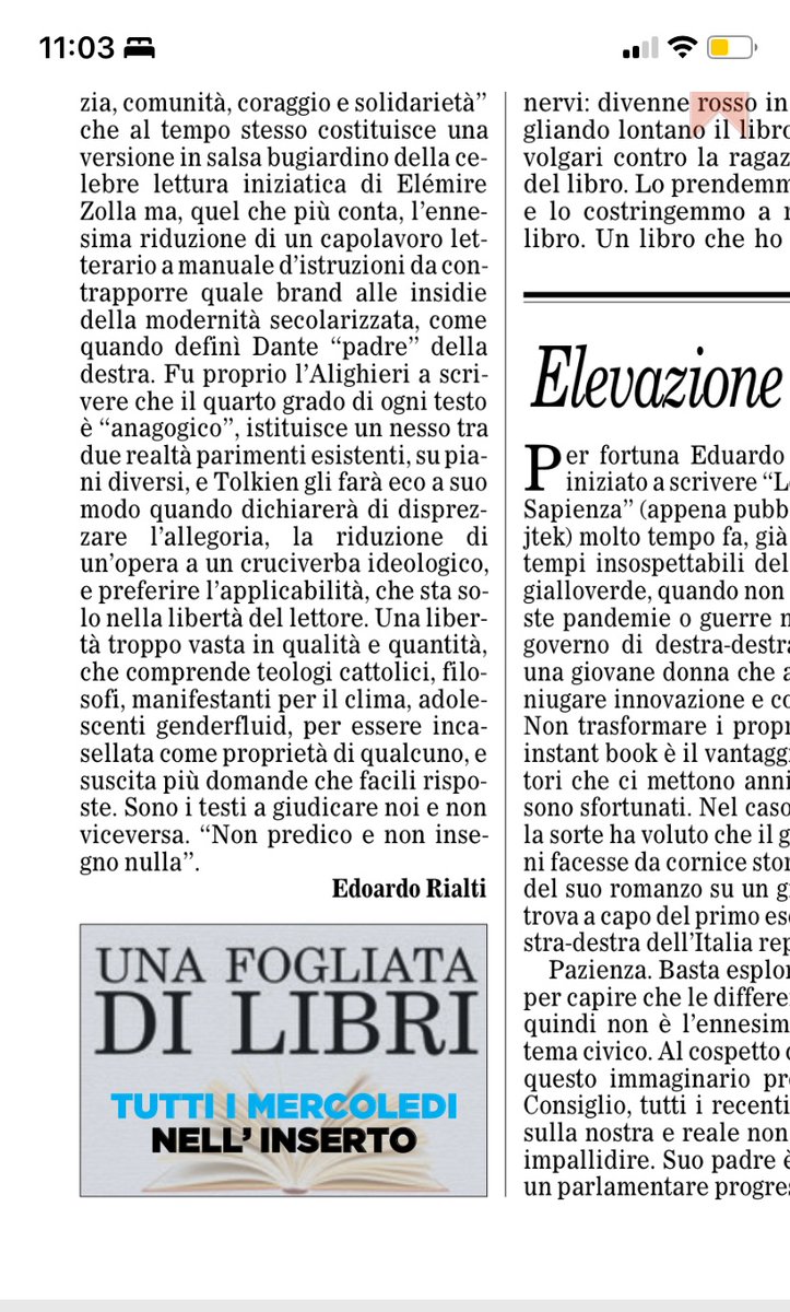 Tolkien, il Ministero della Cultura, il valzer capitalista, la riduzione delle opere a brand e valori.
