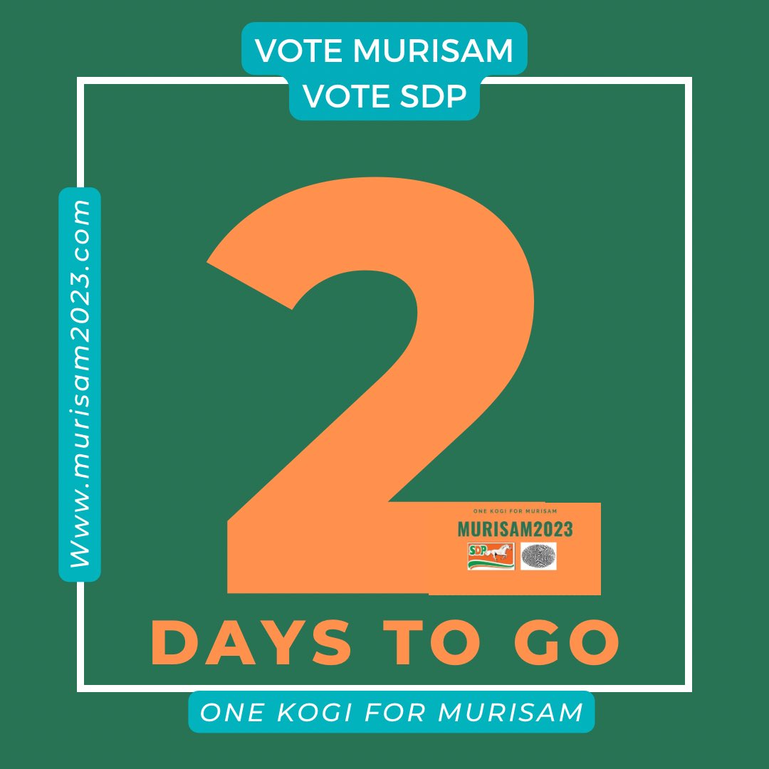 MuriSam2023's tweet photo. 🗳️ 2 DAYS LEFT!

Your future, your choice. In just 2 days, let's paint a vibrant picture for our state with MuriSam. 

Together, we'll tackle challenges and create a brighter tomorrow for ourselves and unborn kids.   

Vote MuriSam on [11-11-2023] and be part of the change you've been waiting for. 🌟  
#MuriSam2023 #CountdownToChange #YourVoteMatters"