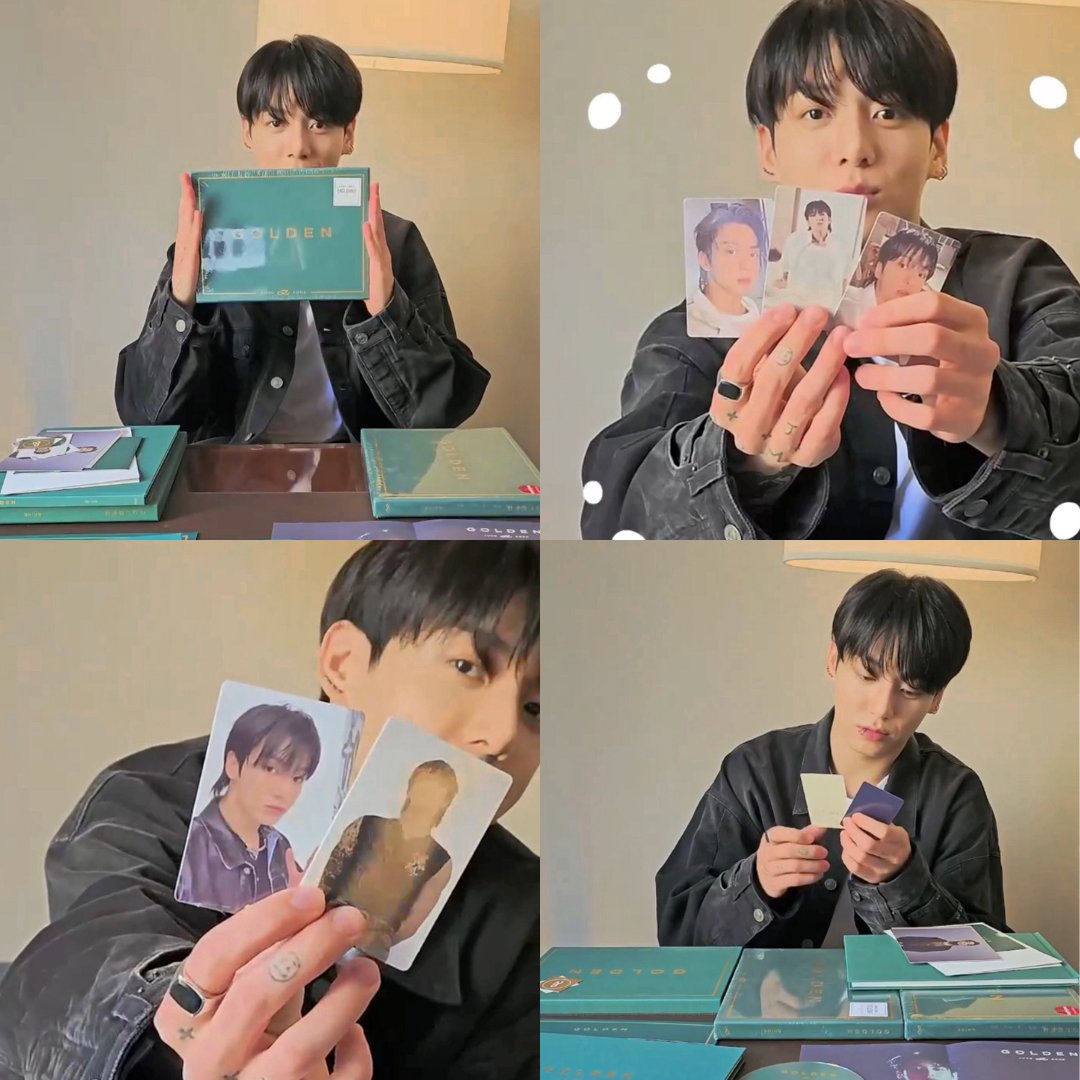 unboxing their albums!