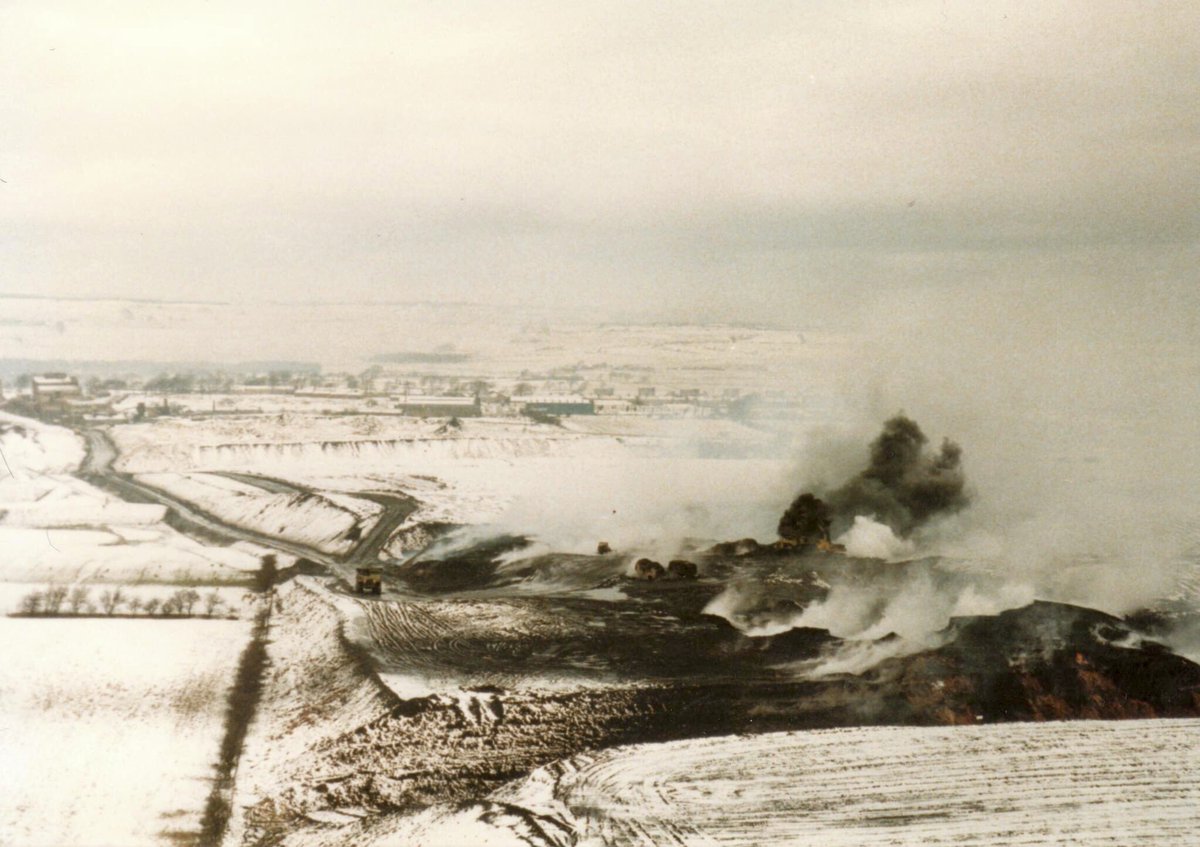 coal_legacies's tweet photo. Historic pics of the burning bing #Polkemmet Colliery #Whitburn before restoration. A big thank you to Bob Howden for sharing his collection. 
#coal #miningheritage #industriallandscape #waste #pollution https://t.co/SHwZLn57zG