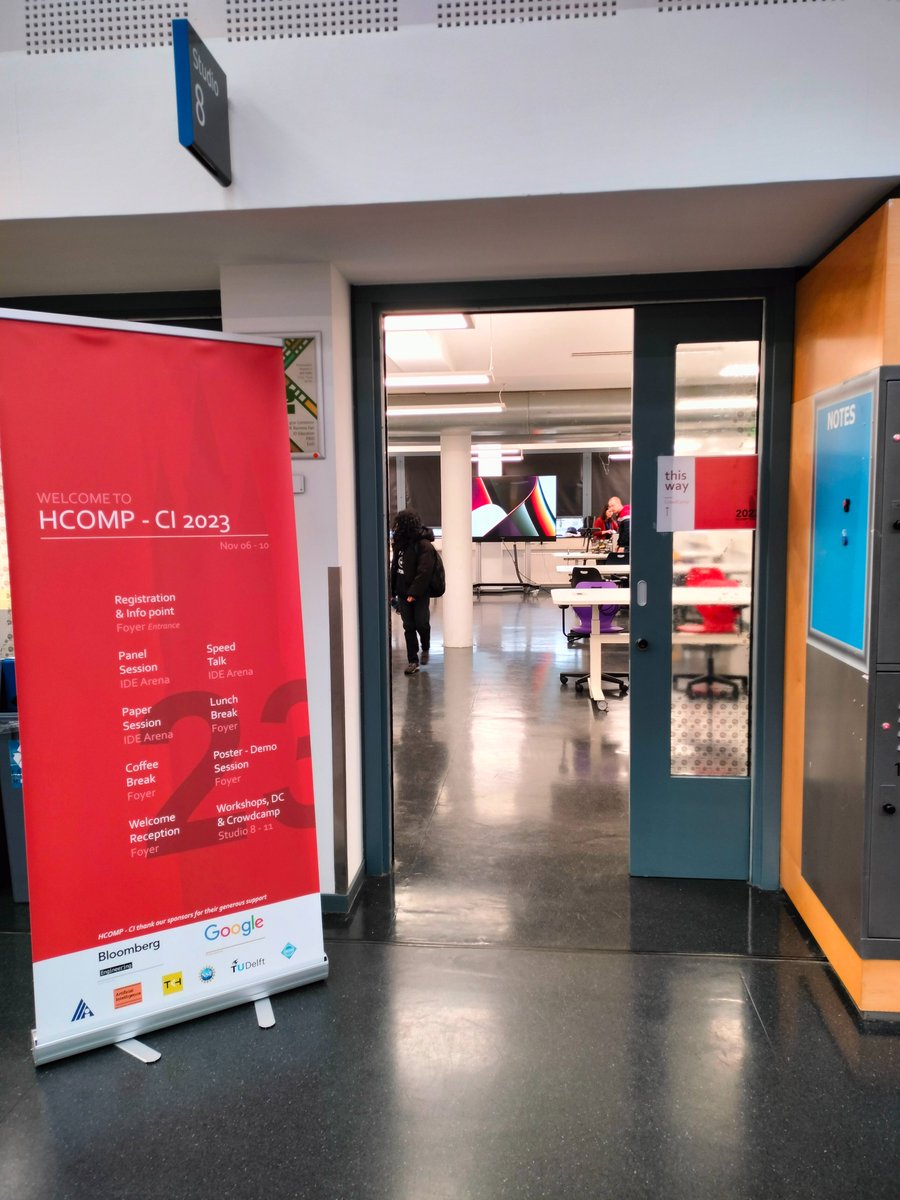 hcomp_conf's tweet image. Even though the main conference has ended, #HCOMP2023 #CI2023 Crowd Camp, Doctoral Consortium, and Workshop are in full flow.