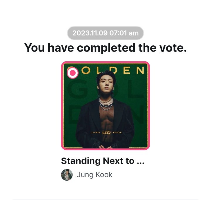 sugadboy's tweet photo. — No olviden votar por "Standing Next To You" de #JUNGKOOK en la votación en vivo de M COUNTDOWN si aún no lo han hecho ↓

(https://t.co/wWhxvwwmHB) https://t.co/O3B5cJ5x2G