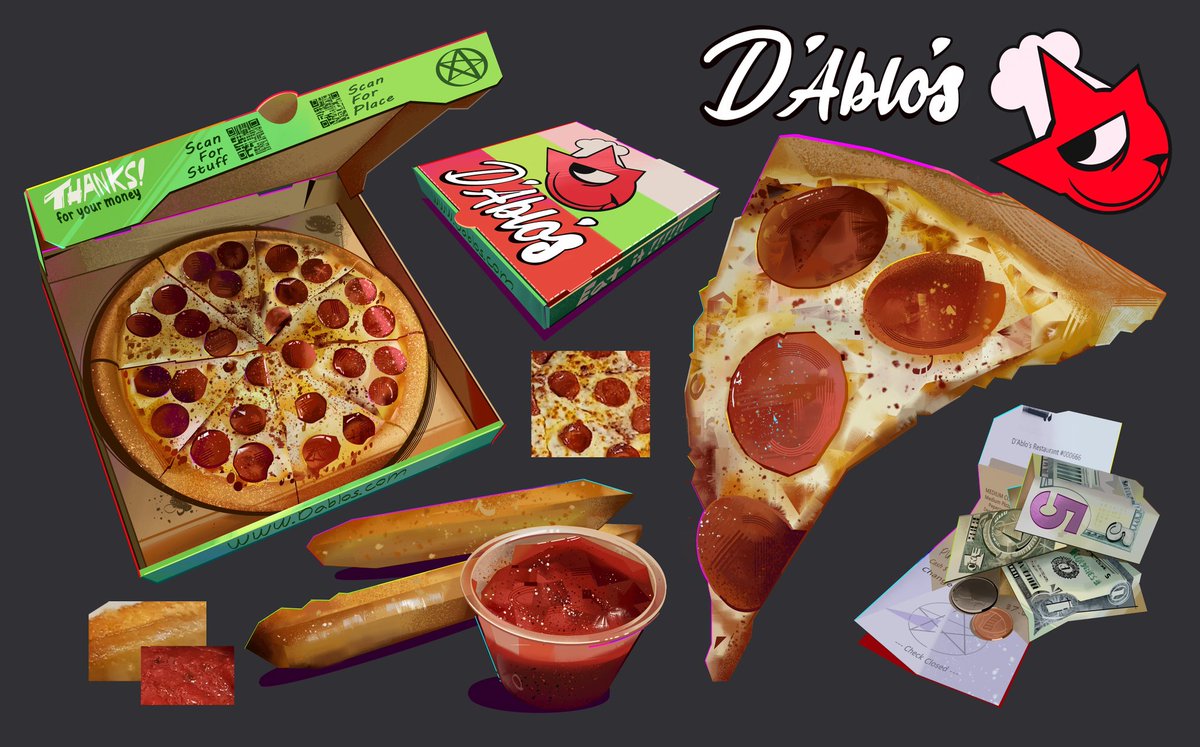 NateDHernandez's tweet photo. Reference VS Art 🍕 https://t.co/xIaHDiPYv0
