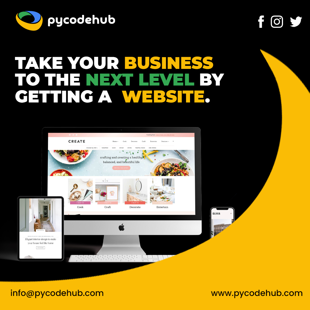 pycodehub's tweet image. Enhance your business presence with a sleek and professional website from PyCodeHub—your gateway to the next level of success!
For more information, visit our website:
pycodehub.com
#pycodehub #websites #businesssuccess #onlinepresence #ProfessionalWebDesign