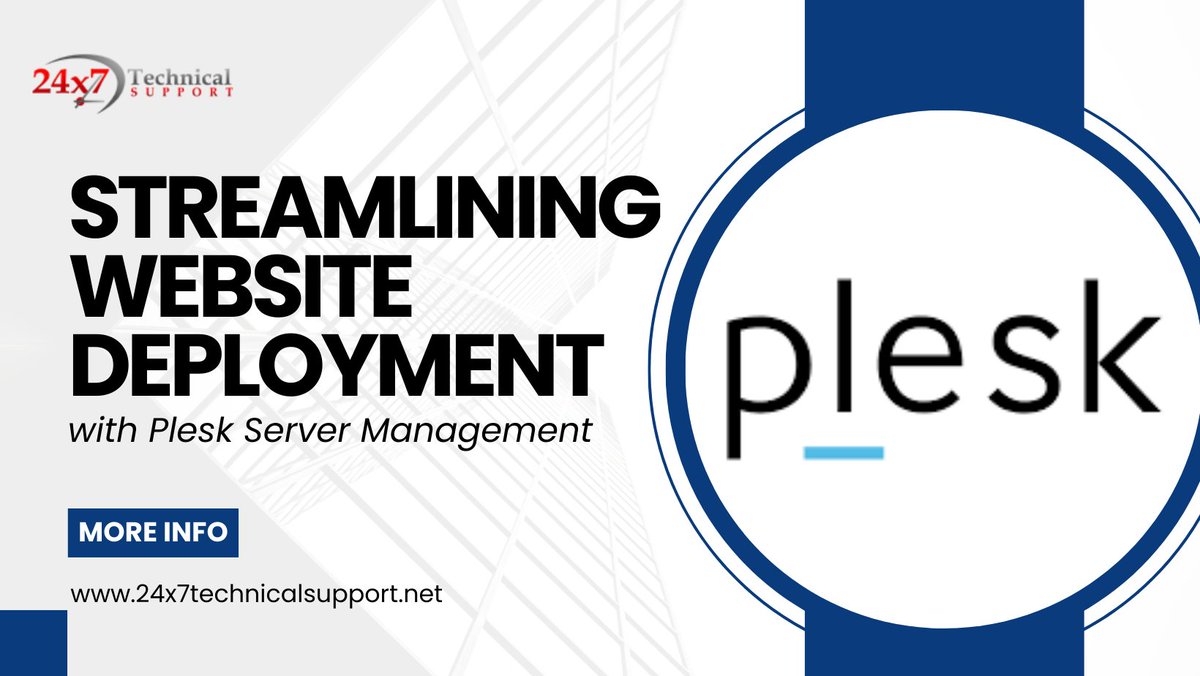 24x7hostsupport's tweet image. 🚀 Streamline your website deployment process with Plesk Server Management! Say goodbye to manual configurations and hello to an efficient, user-friendly platform. #WebsiteDeployment #PleskServerManagement
24x7technicalsupport.net/blog/streamlin…