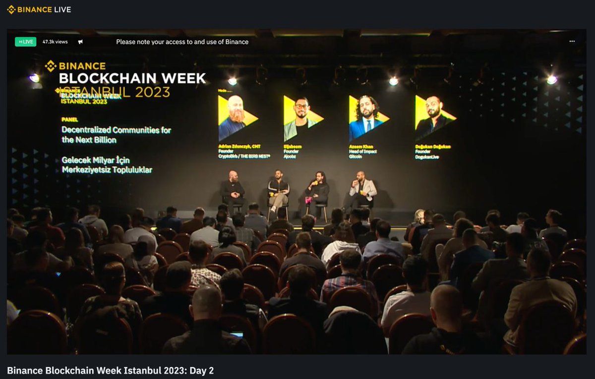 Binance tweet media