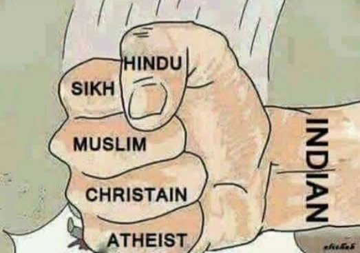 ashugarg235's tweet photo. #Railway_New_Vacancy
I am Indian First after hindu, I respect all religions and castes. When patient needs blood in hospital, doctor checks blood group only and does not see any caste or religion. Hindu Muslim Sikh Christian bhai bhai. https://t.co/S2R18W7aFn