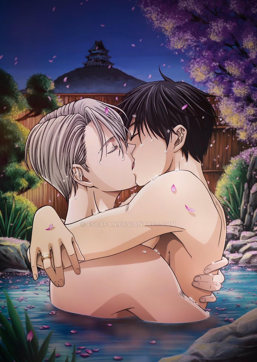 AbstractARTnath's tweet photo. One of my first #yurionice #fanart I handpainted with gouache 💜💙💍🌸
#yurionice7th #victuri #victuuri #victornikiforov #yurikatsuki #BL #mappa #iceadolescence #yuri_on_ice #yaoi #animefanart #mangaart #AnimeArt #animefanart #BoysLove #YuriOnIce #yoi #hasetsu #karatsu #animekiss https://t.co/KtgfaaaZqM