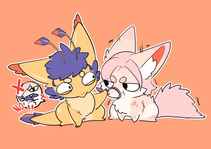 Fur biting is not allowed! 