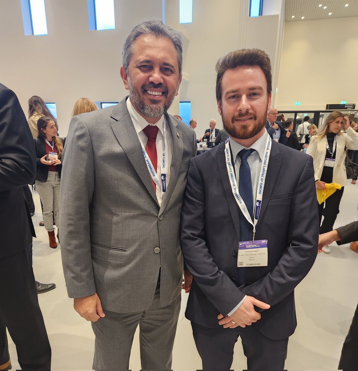 Together with Governor of the State of Ceará 🇧🇷 Mr. Elmano de Freitas at Brazil Network Day in #Rotterdam, the Netherlands 🇳🇱 with focus on the Energy Transition.

<a href="/ALawIntLawFirm/">A-Law Int. Law Firm</a>

#Brazil #Netherlands #Energy #Hydro