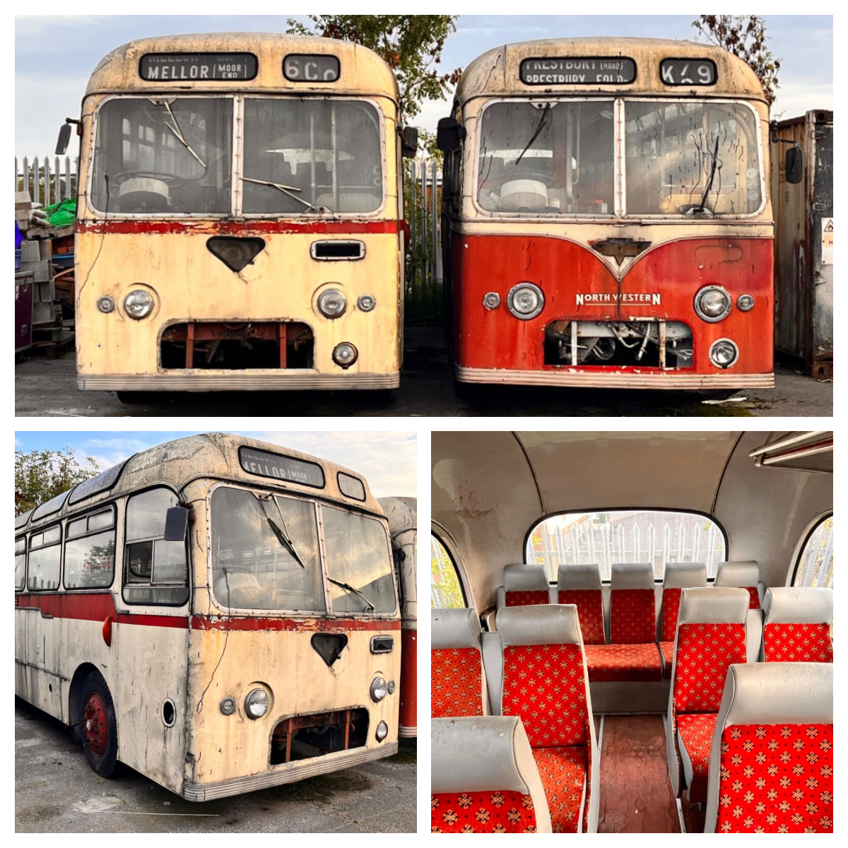 BarnFindsUK's tweet photo. Ad:  2x 1961 Leyland AEC Reliance 470 Vintage Bus / Coach 
On eBay here -->> https://t.co/w2Bn5xiA8s

 #VintageBus #VintageCoach #LeylandAECReliance #ClassicBus #ClassicCoach #RetroBus #RetroCoach #BusForSale #CoachForSale https://t.co/WyYoJeaT5Y