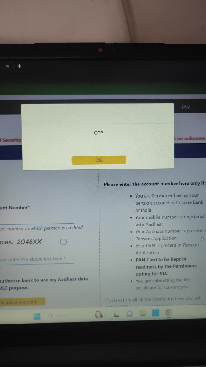 manavrajput03's tweet photo. This is the reality of new age technology of India's largest bank S.B.I . It could not simply generate the OTP to proceed further to submit the life certificate. I don't know why they make such application. It's pathetic experience @TheOfficialSBI @RBI https://t.co/qdTG4QMBmQ