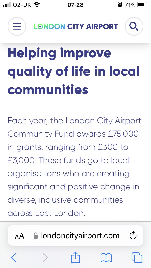 The deadline for grant applications to the London City Airport community fund is 8 December. Charities in #lewisham are eligible @FHSoc @LewishamCouncil @SydenhamGarden @younglewisham