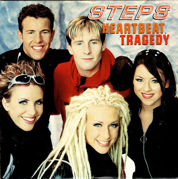 Happy 25th anniversary to @OfficialSteps brill double A side single - #Heartbeat/#Tragedy, released #onthisdayinpop in 1998. Wintry electro-ballad on one side; iconic nu-disco floor filler on the other! 15 weeks in the top ten for this epic chart topper! onthisdayinpop.com/2022/11/steps-…