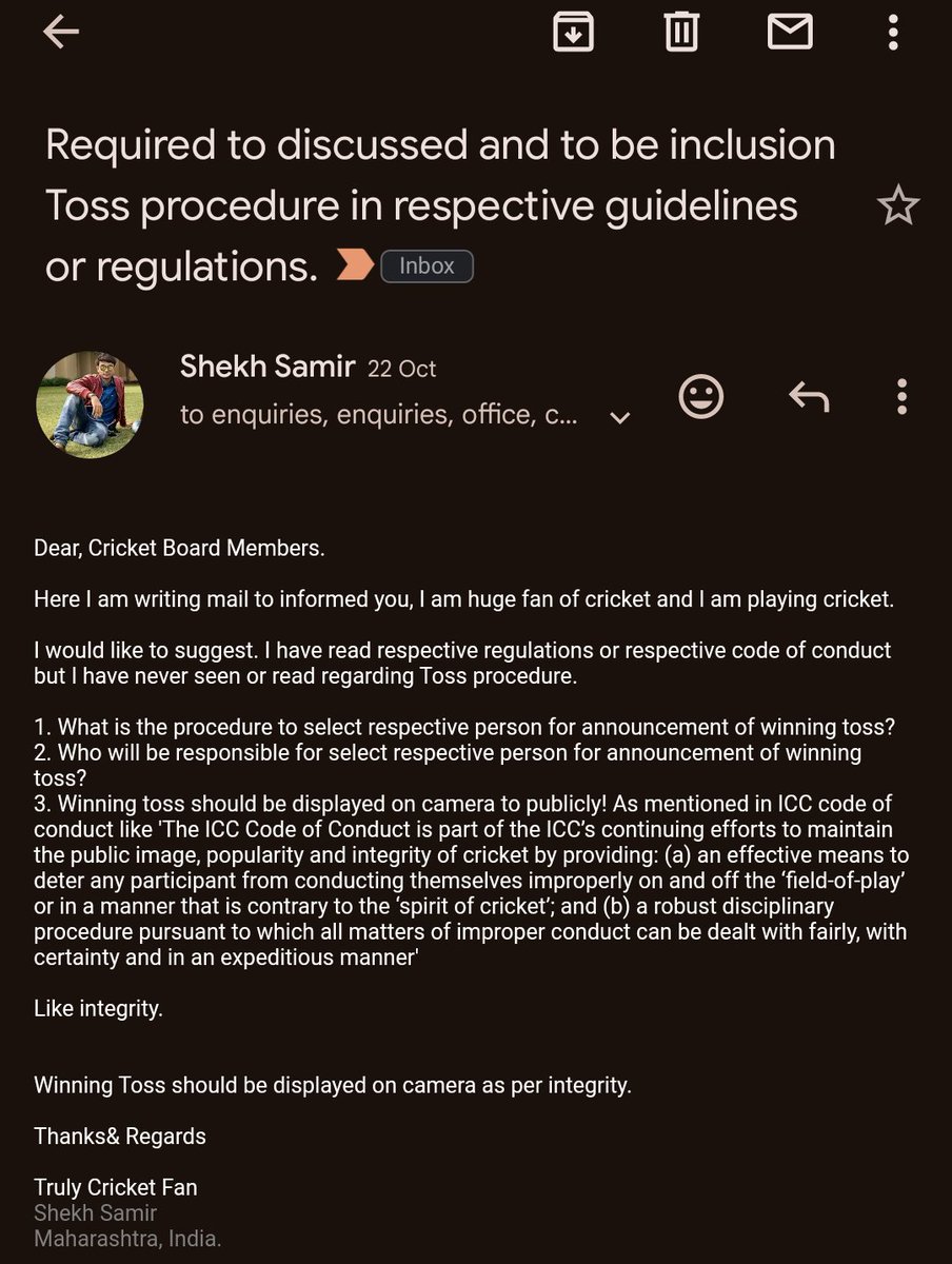 BeingSamirShekh's tweet photo. @ICC Kindly look in to this @ICC @BCCI @cricketworldcup https://t.co/84f5WNq7JP