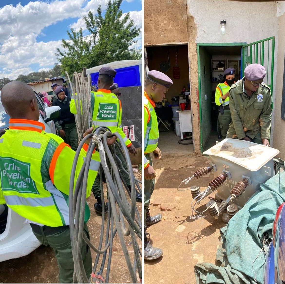 A Woman arrested in Boksburg after SAPS officers and Amapanyaza nabbed her with stolen copper cables and a transformer.

#ceilingchallenge Gareth Cliff Randy Orton Nokubonga #BlackFridayDeals