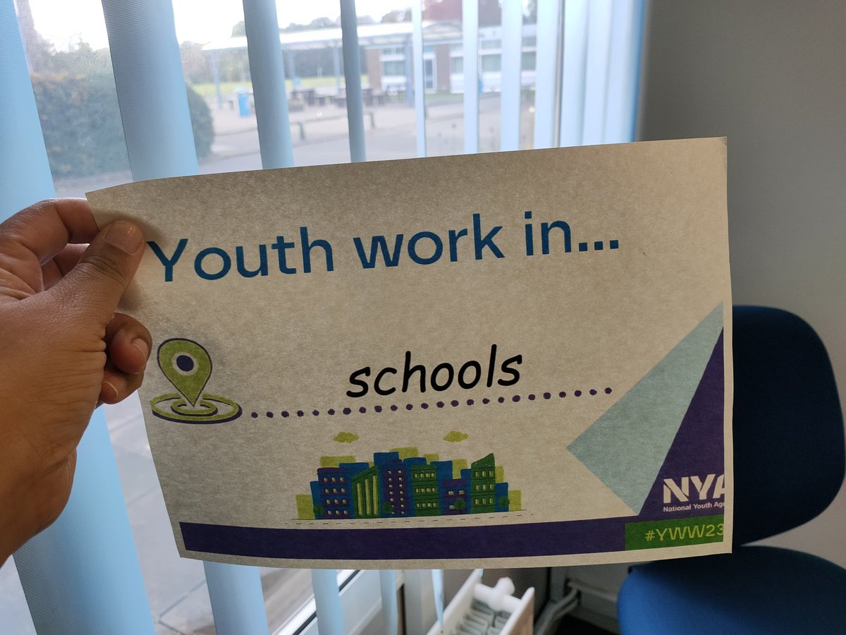 SamenaYouthWork's tweet photo. Youthwork in schools!
#YouthWorkWeek #YWW23
#youngpeople #belonging #pastoral #breakfastclub #pupils #safeguarding #social #EmotionalIntelligence #skills #narratives #absences #friendship #aspirational #culturecapital #LGBTIQ #community #supportiveadult https://t.co/kDMpBRxQz9
