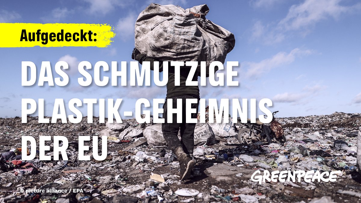 Aufgedeckt: Das schmutzige Plastik-Geheimnis der EU. Und das kurz vor den Verhandlungen zum Globalen Plastikabkommen #GlobalPlasticsTreaty. 

Du dachtest Einwegplastik ist verboten? Dann schauen wir mal genauer hin… ⬇️#StopEUMercosur 1/4