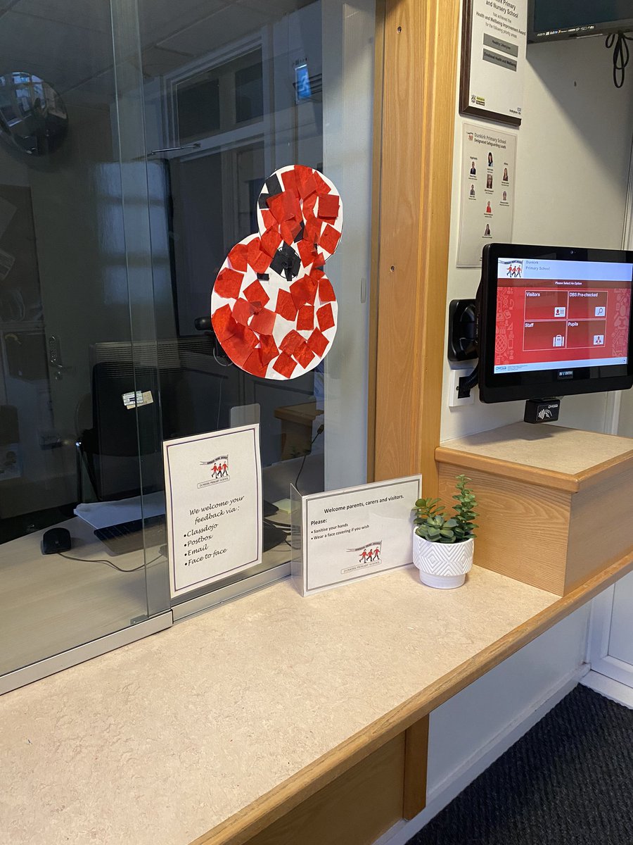 DunkirkPrimary's tweet photo. Poppies have been ‘popping’ up around school thanks to our children in Reception. Making sure that we never forget is so important and these are acting as a beautiful reminder to us all. #LestWeForget #RememberanceDay https://t.co/3poG05NcnT