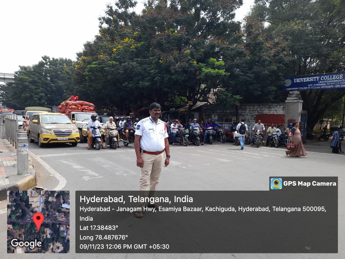 shotr_sltnbazar's tweet image. #HYDTPinfo
Commuters maintaining #StopLine discipline &amp;amp; #FreeLeft at DMHS x road. 
@HYDTP
