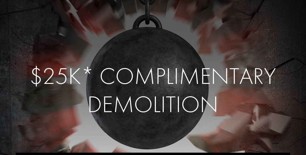 SustainableTall's tweet image. A builder is offering $25k of “complimentary demolition” in Australia

And we wonder why #Retrofirst is so difficult

(Via @RBernstone)