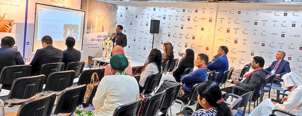 Raghunathan (@moraghunath) on Twitter photo Application of of AI and Multimedia facilities in the school library- A presentation session (SIBF-ALA Conference Sharjah) <a href="/KNargish/">Nargish Khambatta</a> <a href="/gma_library/">GMA LIBRARY 📚</a> <a href="/DxbModern/">GEMS Modern Academy</a> <a href="/sydneydxb/">Sydney Atkins 😷</a> <a href="/ALALibrary/">American Library Association</a> Application of of AI and Multimedia facilities in the school library- A presentation session (SIBF-ALA Conference Sharjah) <a href="/KNargish/">Nargish Khambatta</a> <a href="/gma_library/">GMA LIBRARY 📚</a> <a href="/DxbModern/">GEMS Modern Academy</a> <a href="/sydneydxb/">Sydney Atkins 😷</a> <a href="/ALALibrary/">American Library Association</a>