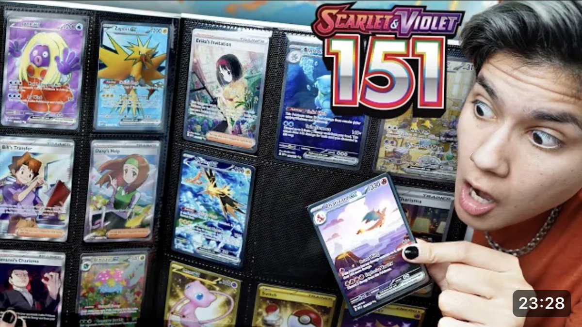 I Completed the MASTER SET of POKÉMON 151! Watch here: youtu.be/WttAY5wE3XE