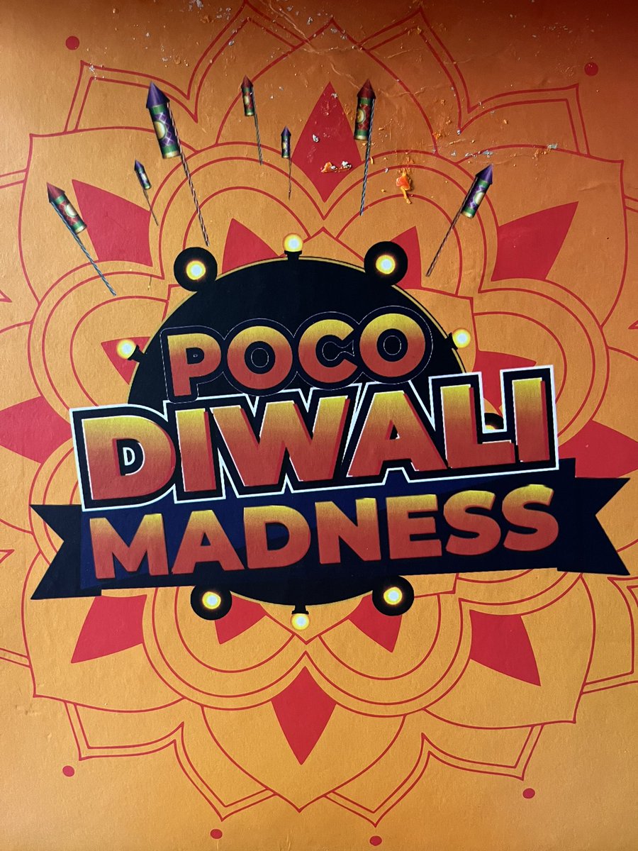 #POCODiwaliMadness 🪔
#POCO #POCOIndia #MadeOfMad