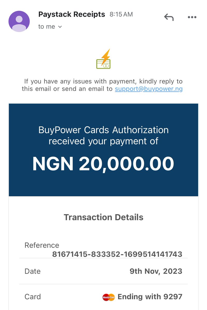 dbossFred's tweet photo. @buypowerng Emergency ‼️ good day I made payment this morning but no token was generated please kindly assist  attached is a proof of payment and my meter number is ;45700827202 please my light is almost going off! https://t.co/61IpFey79h
