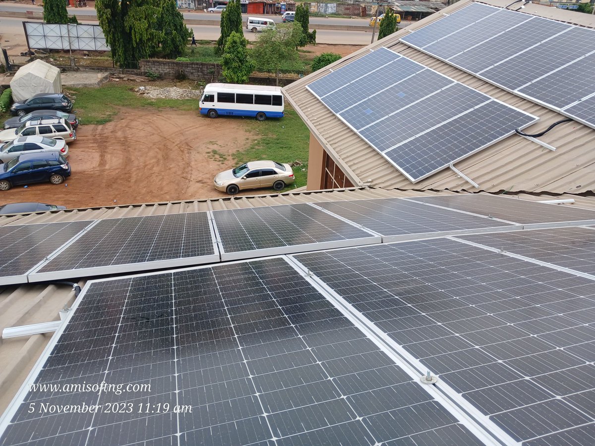 amisoftng's tweet photo. Want to protect your business from rising electricity costs? Investing in solar power can help you reduce your energy expenses.

 #solarpower #renewableenergy #cleanenergy #sustainability #solarpanels #solarenergy #greenenergy #solarinstallation https://t.co/05McHP7DZp