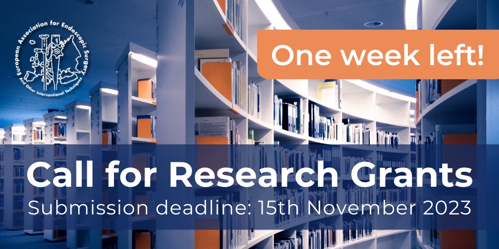 𝗢𝗻𝗲 𝘄𝗲𝗲𝗸 𝗹𝗲𝗳𝘁 to submit your project for the #EAES Research Grant. Submit your project now via eaes.eu/researchgrant
⁠
#ResearchGrant #EAESFamily #EAES2024