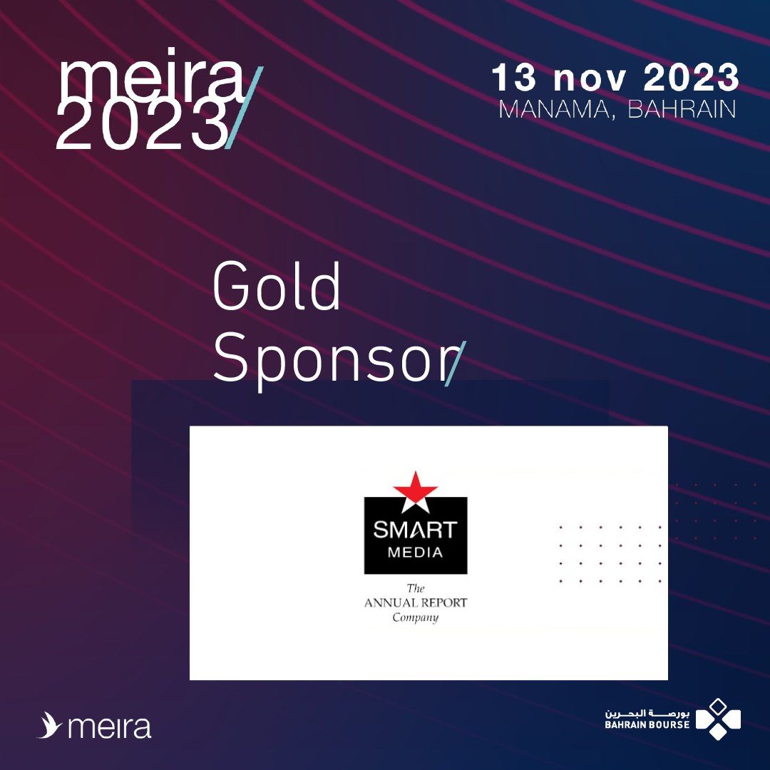 Smart_Report's tweet image. Join us at this premier event where #MEIRA will celebrate their 15th Anniversary while also creating an opportunity for industry leaders and visionaries converge to share insights, celebrate excellence, and chart the course for the future of #InvestorRelations.
#meiraconf23