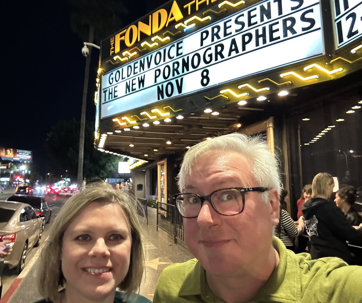 JefeRolando's tweet photo. @TheNewPornos @FondaTheatre @Finommusic I’ve been a fan for over 20 years and FINALLY got to see you live! Thank you so much for an amazing show that I’ll never forget! https://t.co/G7AhYbmHVD