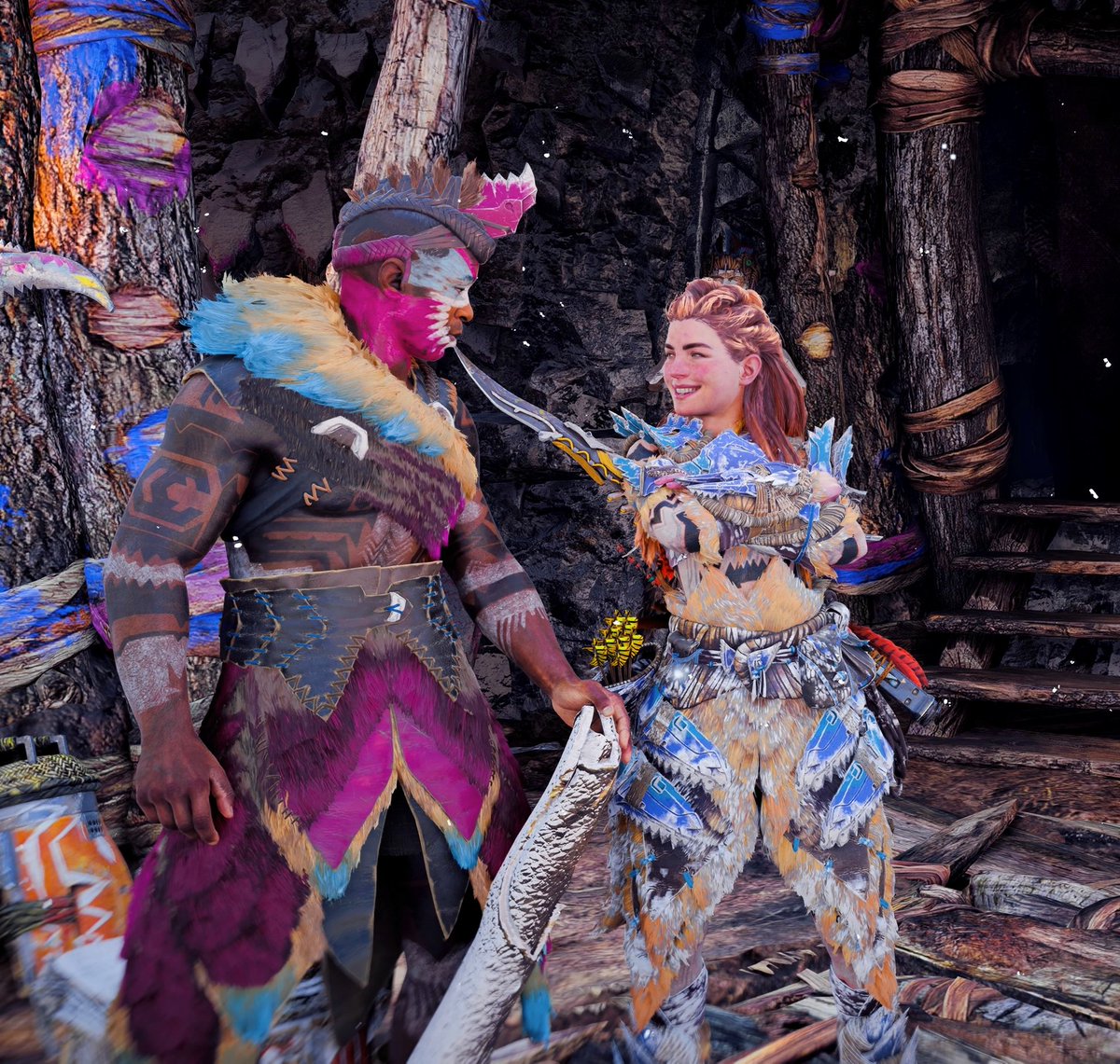 Stef_writes's tweet photo. Chat with the stitcher
#Aloy #BulwarkStitcher #WingsOfTheTenThursday #HorizonForbiddenWest https://t.co/fQ6evFk7DF